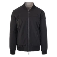 Kurtki męskie - Męska Kurtka miejska GUESS REVERSIBLE BOMBER M3YL16WFHJ0-JBLK – Czarny - miniaturka - grafika 1