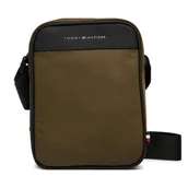 Torby męskie - Saszetka Tommy Hilfiger Th Repreve Mini Reporter AM0AM14150 Zielony - miniaturka - grafika 1