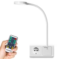 Lampy ścienne - Lampa Ścienna LED Iys Biała z Pilotem - miniaturka - grafika 1