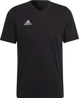 Koszulki męskie - Adidas Koszulka męska Entrada 22 Tee czarna HC0448 r. XL - miniaturka - grafika 1
