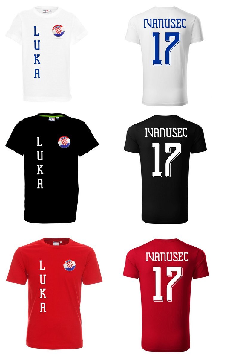 Koszulka Chorwacja LUKA IVANUSEC 17 Jr