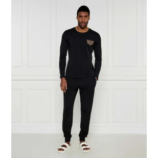 BOSS BLACK Piżama LNY Long Set Relaxed fit - Piżamy męskie - miniaturka - grafika 1