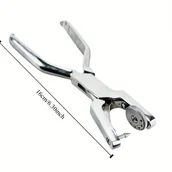 Rękodzieło - TEMU Wytrzymałe Narzędzie do Dziurkowania w Sztucznej Skórze z Stali Nierdzewnej - 5 Regulowanych Rozmiarów Otworów do Precyzyjnego Dziurkowania w - miniaturka - grafika 1