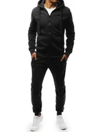 Dresy męskie - Dres męski czarny Dstreet AX0380-XXL - miniaturka - grafika 1