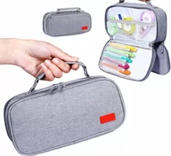 Piórniki - Piórnik 3w1 dwu Komorowy Szkolny Na Mazaki kredki - miniaturka - grafika 1