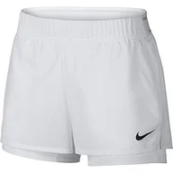 Spodenki damskie - Nike Szorty damskie W Nkct Flex-939312 biały biały (biały/czarny) XL - miniaturka - grafika 1