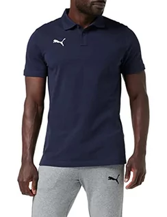 Koszulki męskie - Puma Męska koszulka polo Teamgoal 23 Casuals niebieski Peacoat S 656579 - grafika 1