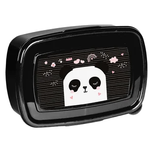 Śniadaniówka Szkolna Panda Paso Czarna - Plecaki szkolne i tornistry - miniaturka - grafika 1