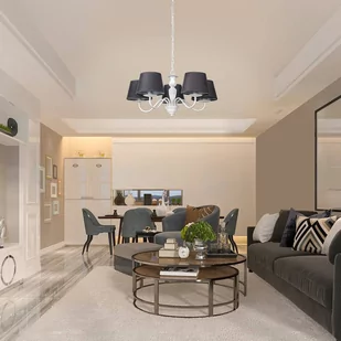 Rabalux Flavio Popielata 5xE14 Lampa wisząca 5480 5480 - Lampy sufitowe - miniaturka - grafika 4