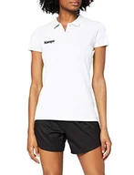 Koszulki i topy damskie - Kempa damska koszulka polo, biała, XL - miniaturka - grafika 1