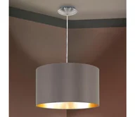 Lampy sufitowe - Eglo 55269 - Żyrandol na lince MASERLO 1xE27/60W/230V brązowy - miniaturka - grafika 1