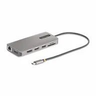 Stacje dokujące i replikatory portów - StarTech 154B-USBC-MULTIPORT stacja dokująca Przewodowa USB 3.2 Gen 1 (3.1 Gen 1) Type-C Szary - miniaturka - grafika 1