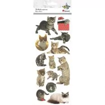 Hasta Naklejki brokatowe koty - Zabawki kreatywne - miniaturka - grafika 1