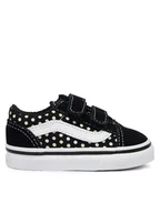 Buty dla dziewczynek - Vans Tenisówki Old Skool V VN000EE1G581 Czarny - miniaturka - grafika 1