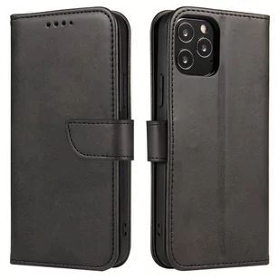 Magnet Case elegancki futerał etui pokrowiec z klapką i funkcją podstawki Poco M4 Pro 5G czarny - Etui i futerały do telefonów - miniaturka - grafika 1