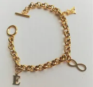 Bransoletki - Gruba Bransoletka Literka Nieskończoność Stal - miniaturka - grafika 1