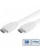 Kable - VALUE Kabel HDMI High Speed z Ethernet biały 2.0m - miniaturka - grafika 1