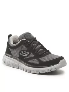 Buty dla dziewczynek - Skechers Burns Agoura 52635 BKGY 40 Czarne - grafika 1