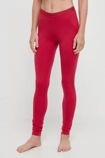 Spodnie sportowe damskie - Icebreaker legginsy funkcyjne 200 Oasis kolor różowy - grafika 1