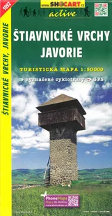 SHOCart Štiavnické Vrchy - Javorie, 1:50 000 - Atlasy i mapy - miniaturka - grafika 1