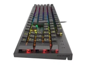 Klawiatury - Gensis Thor 303 HU RGB mechaniczna, Red Switch Hot Swap, czarna - miniaturka - grafika 1