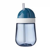 Kubki dla dzieci - Mepal Kubek Ze Słomką Mio Deep Blue 108013014600 300 ml - miniaturka - grafika 1