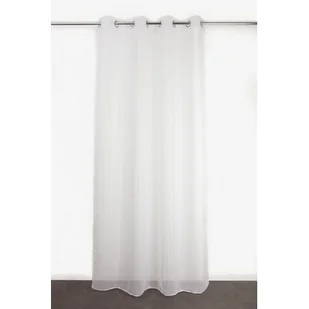Firana na przelotkach 135 x 260 cm biała - Firany - miniaturka - grafika 1