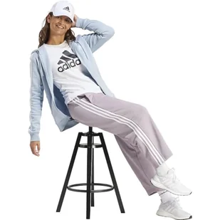 adidas Damskie spodnie dresowe Essentials z 3 paskami z otwartym obszyciem - Moda i Uroda OUTLET - miniaturka - grafika 1