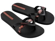 Klapki i japonki damskie - Ipanema Kirei Chic Fem klapki damskie, Black Brown Tile, 41/42 EU - miniaturka - grafika 1