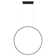 Lampy sufitowe - Lampa wisząca MIRROR L LED 47W CCT 3000-6000K IP44 - czarny - miniaturka - grafika 1