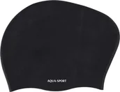 Pływanie - AQUA-SPORT Czepek pływacki silikonowy na długie włosy - miniaturka - grafika 1