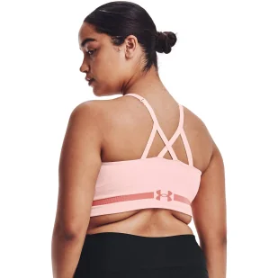 Biustonosz sportowy Under Armour Seamless Low Long Bra - Bielizna sportowa damska - miniaturka - grafika 7