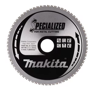 Makita B-33445 piła tarczowa do cięcia stali 185x30 mm 70 zębów Specialized - Tarcze do pił - miniaturka - grafika 1