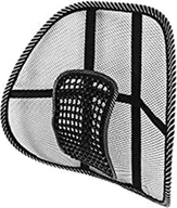 Masażery - Samochodowa poduszka masująca z wentylacją - Ergonomiczne podparcie odcinka lędźwiowego dla wszystkich pojazdów (Oddychająca siatka, uniwersalna do fotelików samochodowych) - miniaturka - grafika 1