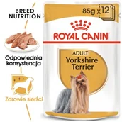 Mokra karma dla psów - ROYAL CANIN Yorkshire Terrier Adult Mousse 12x85 g - miniaturka - grafika 1