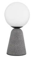 Lampy stojące - Luces Exclusivas IBAGUE LE42064 Lampa stołowa betonowa z kloszem kulistym Szara elegancja - miniaturka - grafika 1