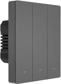Systemy inteligentnych domów - Sonoff inteligentny 3-kanałowy przełącznik ścienny Wi-Fi czarny (M5-3C-80) - miniaturka - grafika 1