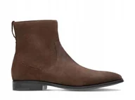 Botki męskie - Clarks, Trzewiki męskie, Gilman Zip, rozmiar 45 - miniaturka - grafika 1