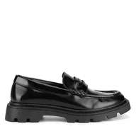 Mokasyny damskie - Mokasyny Gino Rossi RAIDA-113443 Czarny - miniaturka - grafika 1