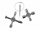 Klucze i nasadki - Uniwersalny klucz do szafek technicznych 10w1 (100) - miniaturka - grafika 1