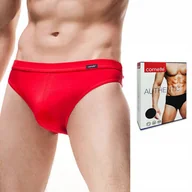 Majtki męskie - SLIPY MĘSKIE Czerwony Cornette Authentic Mini XXL - miniaturka - grafika 1
