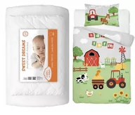 Pościel dla dzieci - Komplet do łóżeczka kołdra pościel podusia 100x135 farma - miniaturka - grafika 1