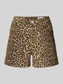 Spodenki damskie - Szorty jeansowe o kroju regular fit z mieszanki bawełny model ‘TESS’ - miniaturka - grafika 1