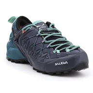 Buty trekkingowe damskie - Salewa Damskie buty trekkingowe Ws Wildfire Edge GTX, Ombre Blue Atlantic Deep, 36.5 EU - miniaturka - grafika 1