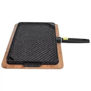 Orion Płyta patelnia granitowa GRANDE grillowa + deska 112977 - Patelnie - miniaturka - grafika 1