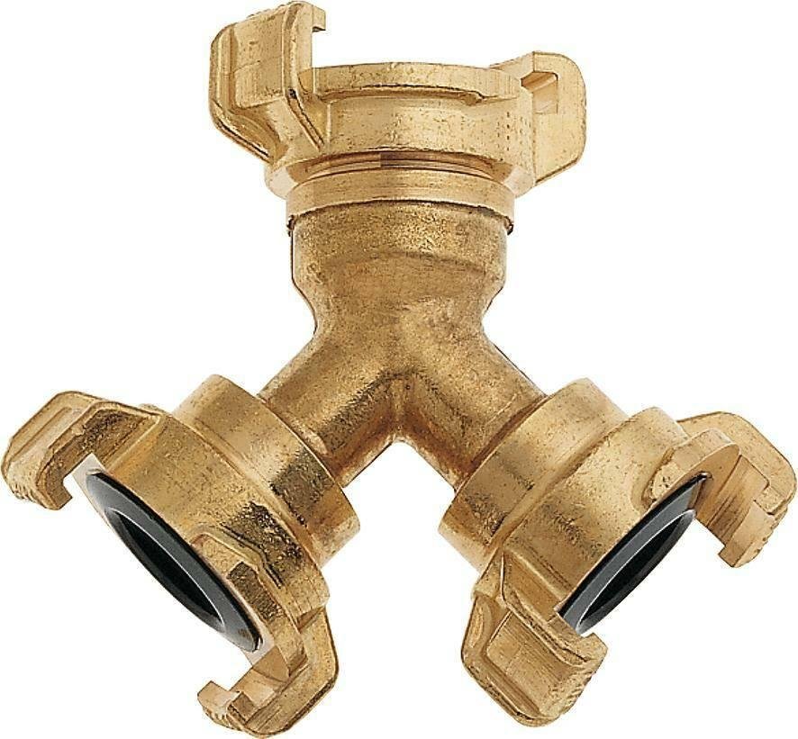 GEKA Rozdzielacz mosiezny 1/2