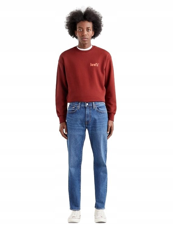LEVIS 502 SPODNIE JEANSOWE NIEBIESKIE MIĘKKO PRZYLEGAJĄCE 36/34 16BA