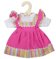 Domki dla lalek - Różowa sukienka dla lalki Large, BJD547 - miniaturka - grafika 1