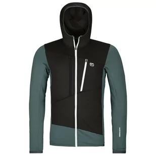 Męska bluza Ortovox Fleece Grid Hoody M Rozmiar: M / Kolor: ciemnoniebieski - Bluzy sportowe męskie - miniaturka - grafika 1