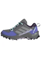 Buty dla dziewczynek - adidas Uniseks - dzieci TERREX AX4R HIKING SHOES, grey four/matte silver/semi flash aqua, 34 EU - miniaturka - grafika 1
